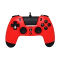 Manette filaire premium avec port mini-jack VX4 Rouge pour PS4 et PC - Gioteck