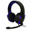 Casque gaming Pro Ams H555 rétro éclairage LED avec micro intégré bleu d'occasion (Playstation 4 )