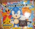 Console Megadrive et Sonic Compilation en boîte