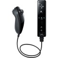 Wiimote Motion Plus Noire et Nunchuk