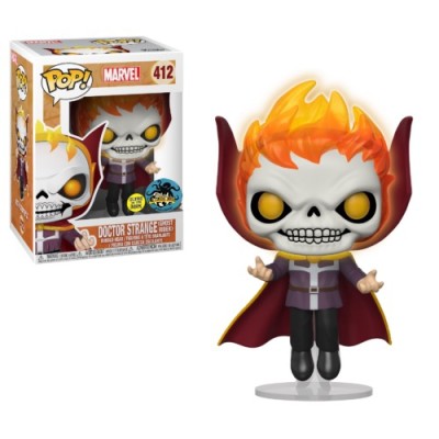 Pop Marvel - Doctor Strange (Ghost Rider) - 412 Glows In The Dark - Figurine