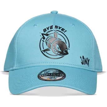 Casquette courbée ajustable League Of Legends Difuzed bleu - Textile