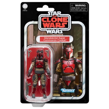 Mandalorian Super Commando Captain figurine Star Wars The Clone Wars Vintage Collection Hasbro 10 cm - Figurine