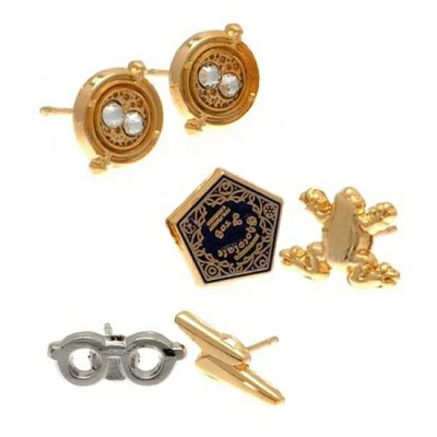 Set de 3 Boucles d'oreilles Harry Potter - Bijouterie