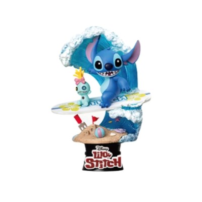 Figurine D-Stage Stitch Surf - Disney - Figurine