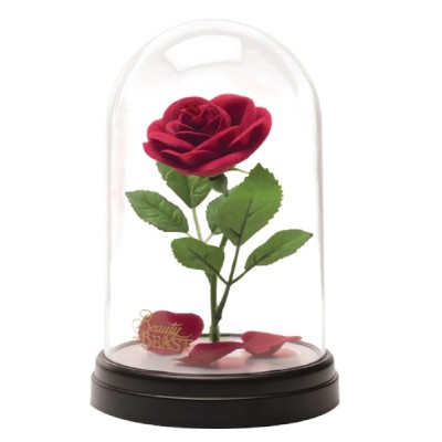 Lampe Rose Enchantée la Belle et la Bête - Lampe