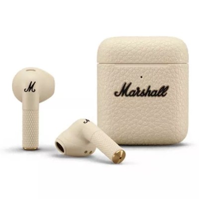 Ecouteurs sans fil intra-auriculaires Bluetooth Marshall Minor III Beige - Multimedia