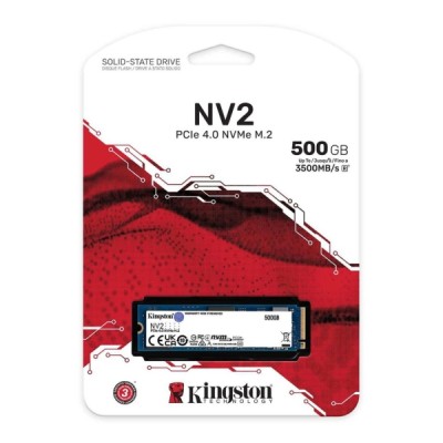 Disque Dur interne SSD Kingston NV2 M.2 2280 NVMe 500 Go - Multimedia