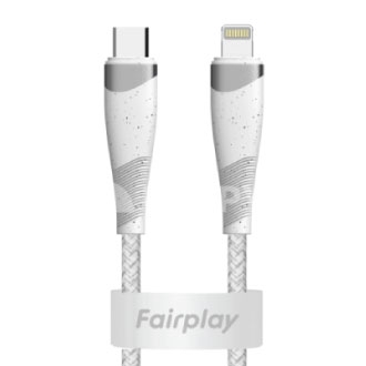 Cable Fairplay Torilis USB-C vers Lightning 1m blanc - Accessoires