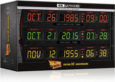 Retour vers Le Futur : Trilogie - Édition 35ème Anniversaire Circuits Temporels SteelBook 4K - BluRay