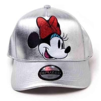 Casquette courbée argent snapback Minnie Mouse - Disney - Textile