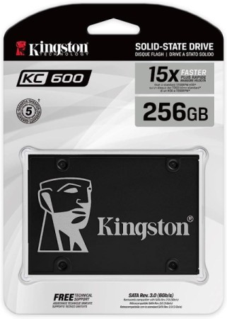 Disque dur ssd 256 Go KC600 Kingston  - Multimedia