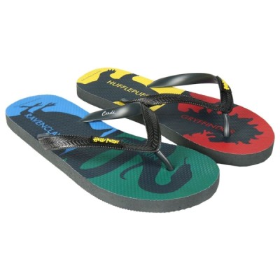 Sandales de plage premium Maisons de Poudlard Harry Potter - Pointure 42 - Textile