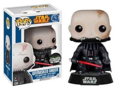 Figurine Pop Dark Vodor Unmasked Star Wars Classique N°43 - Figurine