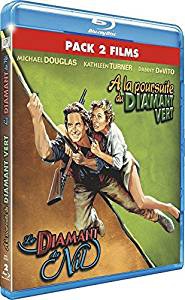 A La Poursuite Du Diamant Vert + Le Diamant Du Nil  - BluRay