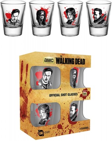 Lot de 4 Verres The Walking Dead - mug