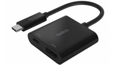 Adaptateur de charge USB-C vers HDMI Belkin noir - Accessoires