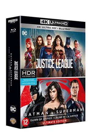 Justice League et Batman vs Superman 4K - BluRay