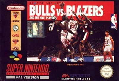 Bulls vs blazers and the nba playoffs - Super Nintendo