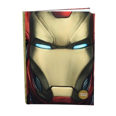 Cahier lumineux Iron Man - Face Captain America Civil War - Librairie