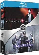 Coffret Keanu Reeves - Constantine + Matrix - BluRay