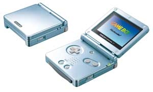 Console Game Boy Advance SP Bleue Artic - Game Boy Advance