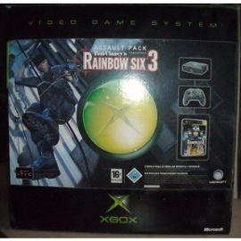 Console Xbox et Rainbow Six 3 en boîte - Xbox
