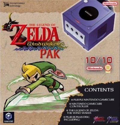 Console GameCube Violette - Pak Zelda : The Wind Waker - GameCube