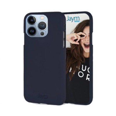 Coque Jaym Premium Silicone et Microfibre iPhone 14 Pro Max (Compatible Magsafe) Bleu - Accessoires