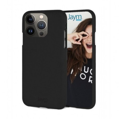 Coque premium soft feeling compatible iPhone 15 Pro noir - Coque
