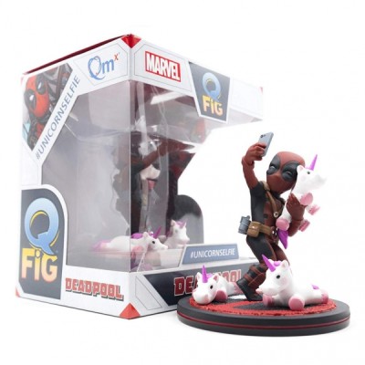 Q-Fig - Deadpool Unicorn Selfie - Figurine