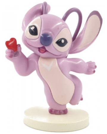 figurine Stitch Angel et le coeur - Disney - Figurine