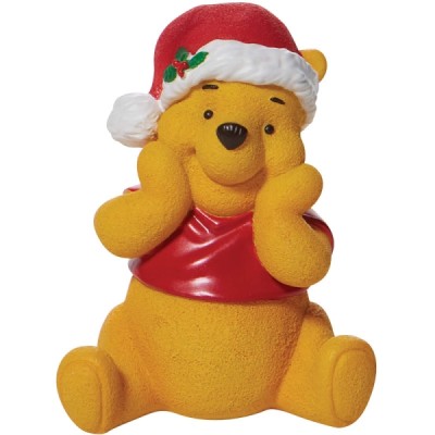 Figurine Winnie L'ourson 8 cm - Winnie Christmas Disney - Figurine