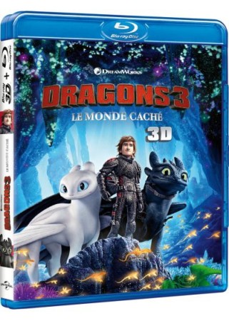 Dragons 3 : Le Monde Caché 3D - BluRay