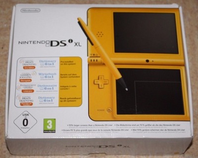 Console Nintendo DSi XL - Jaune en boîte  - DS
