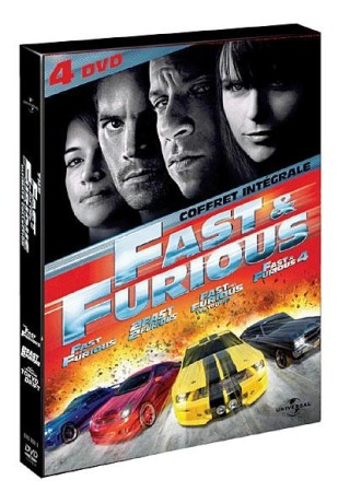 Fast & Furious - Intégrale 1 à 4 - DVD