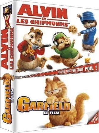 Alvin et les chipmunks et garfield le film - DVD
