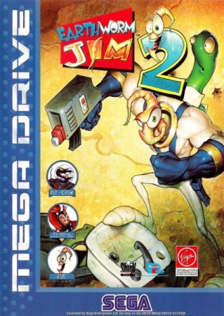 Earthworm Jim 2 en boîte - Megadrive