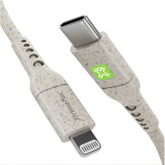 Eco Câble Lightning vers USB-C - 1 mètres Xtrememac - Multimedia