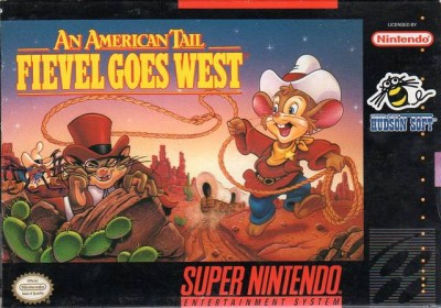 An American Tail: Fievel Goes West (import USA)   - Super Nintendo