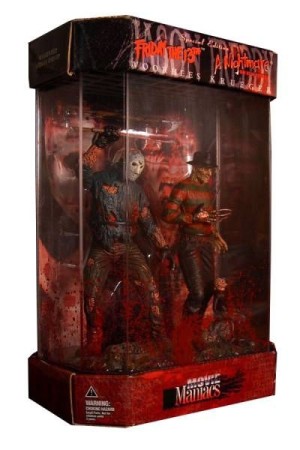 Figurines Jason Voorhees (Friday the 13th) & Freddy Krueger (a Nightmare on Elm Street) - Movie Maniacs - Figurine