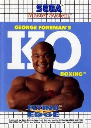 George Foreman's KO Boxing en boîte - Master System