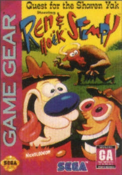 Quest for the Shaven Yak starring Ren & Stimpy - Game Gear