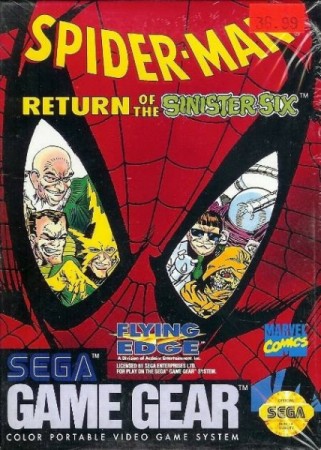 Spider-man : Return Of The Sinister Six - Game Gear