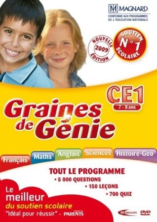 Graines de genie ce1 2005 francais maths anglais histoire geographie - Jeux PC
