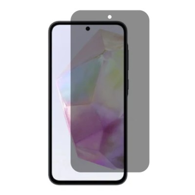 Incassable protection d'écran en verre trempé pour Samsung Galaxy A35 5G Privacy - Coque
