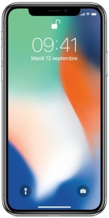 iPhone X 256 Go Argent - Téléphone