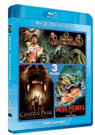 Jack Brooks : Tueur De Monstres + Grizzly Park + Megapiranha - BluRay