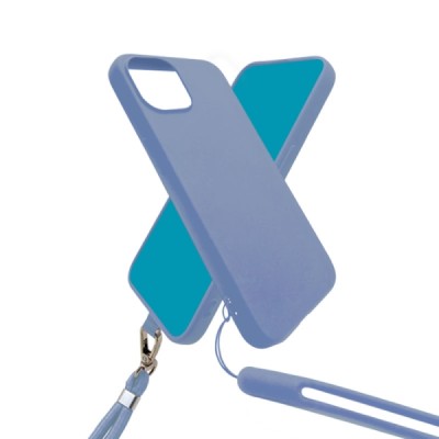 Coque Jaym Silicone iPhone 14 Plus Bleu Gris - Pop - Accessoires