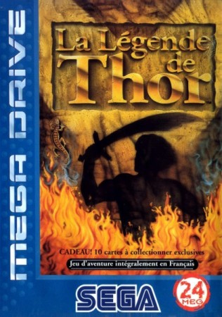 La Légende de Thor en boîte - Megadrive